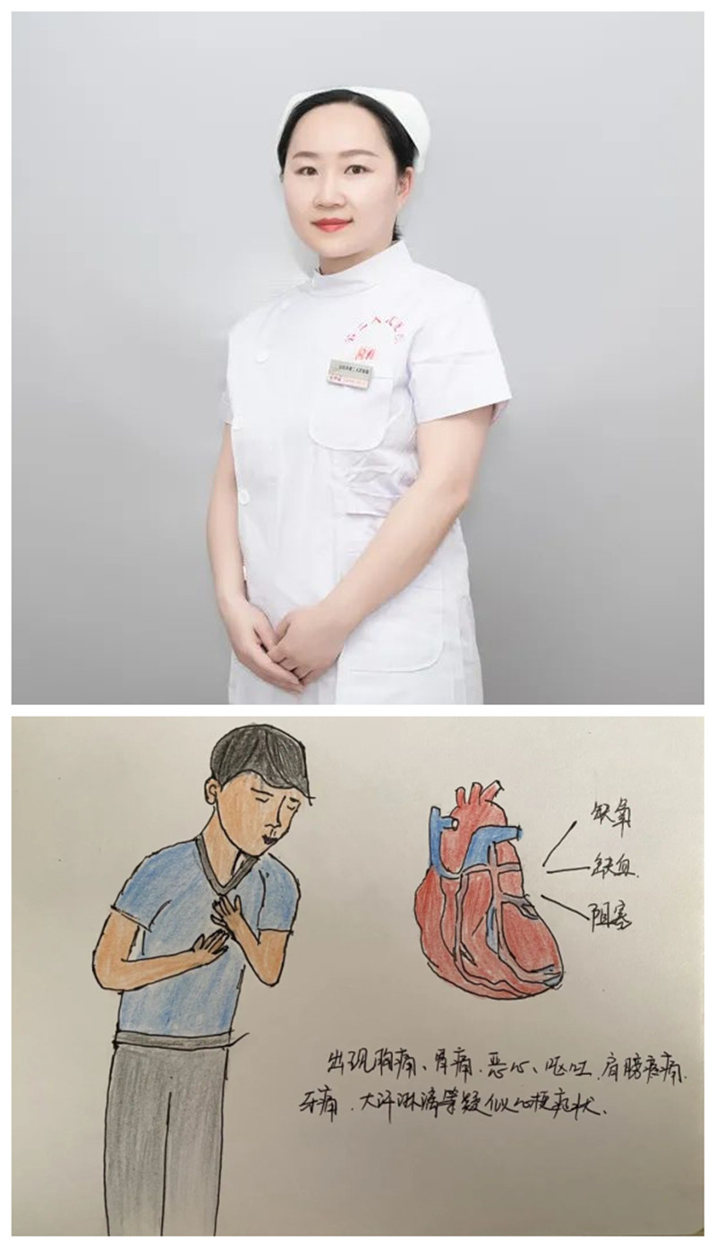 二院燕尾帽 | 80后护士化身漫画达人：健康科普画出“新花样”，患者“秒懂”心血管知识(图1)